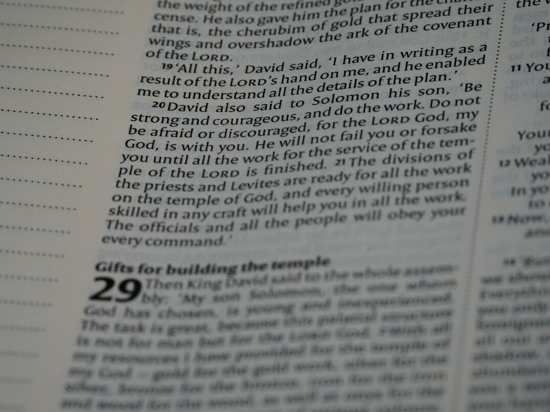 Printed newspaper close-up